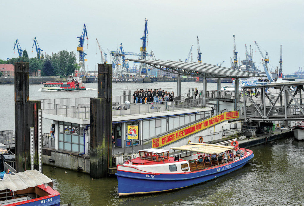 Hamburger Hafen als Motiv