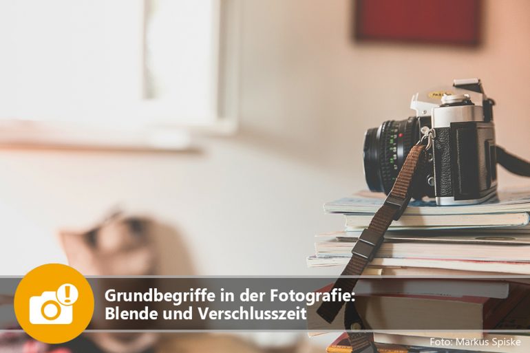 InfoGrafik Blende, Belichtungszeit und ISO Fotoschule