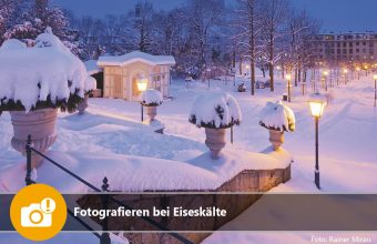 Fotografieren bei Eiseskälte