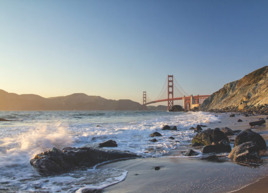 Pacific und Golden Gate Bridge