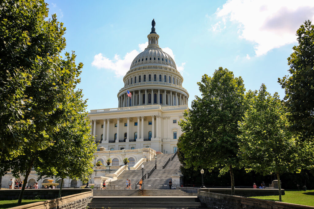 Das Capitol in Washington, ohne Graufilter