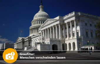 Graufilter: Menschen verschwinden lassen