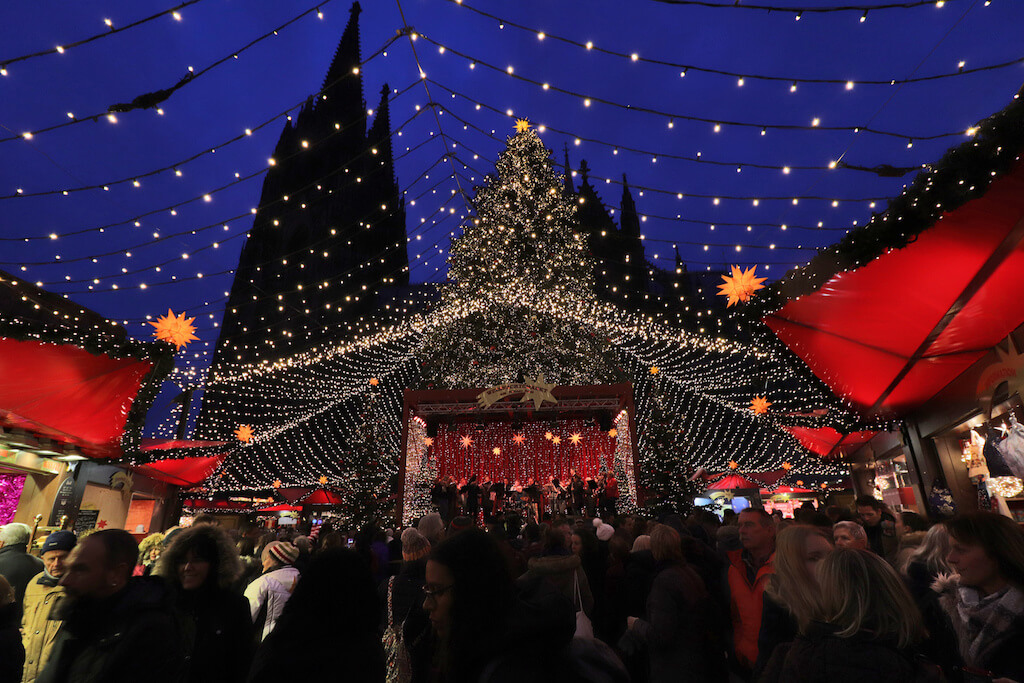 Fotografieren auf dem Weihnachtsmarkt: Köln