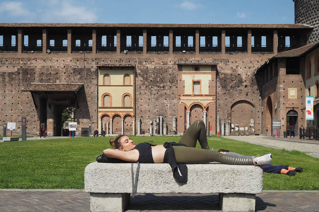 Sehenswürdigkeit: Castello Sforzesco in Mailand fotografieren