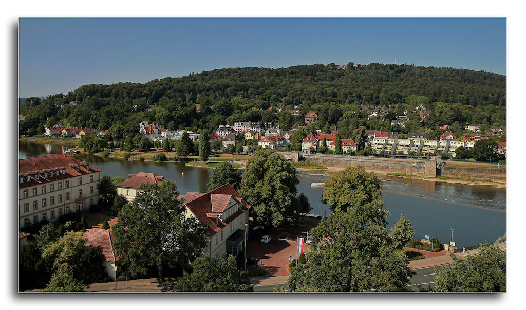 Aussicht vom Kirchturm über Hameln an der Weser