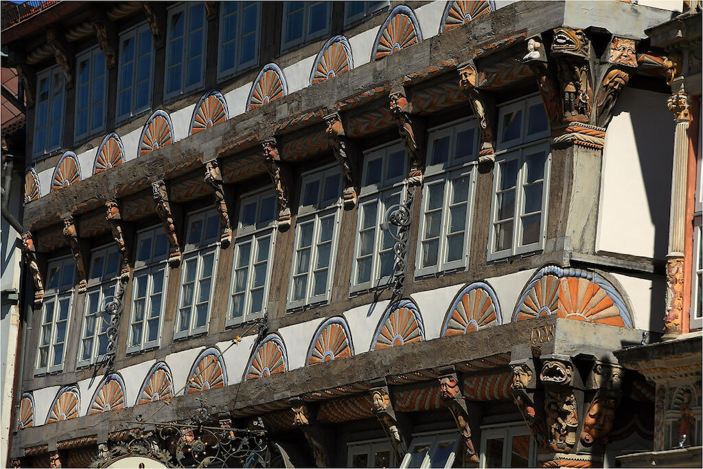 Das Stiftsherrenhaus in Hameln ist ein schönes Fotomotiv