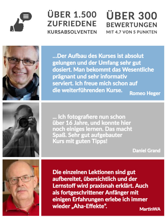 Feedback_Icon_Fotoschule Feedback der Kursabsolventen in der fotocommunity Fotoschule