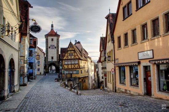 Plönlein mit Siebertsturm in Rothenburg ob der Tauber