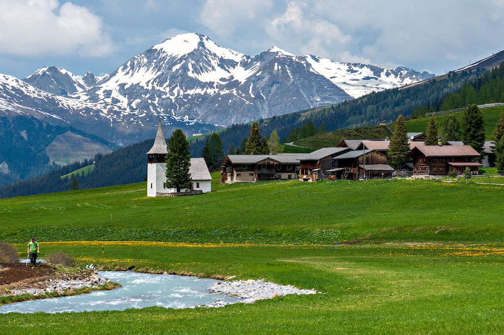 Fotografieren in Graubünden: Frühjahresstimmung in Sertig 