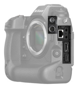 Nikon Z9 - GPS, USB Typ C, Wi-Fi (2,4 und 5 GHz), Bluetooth und kabelgebundene LAN-Verbindungen