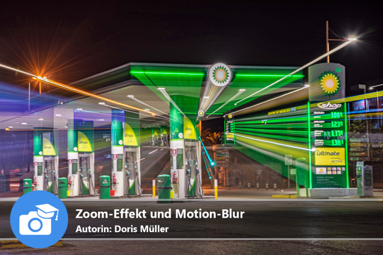 Zoom-Effekt und Motion Blur