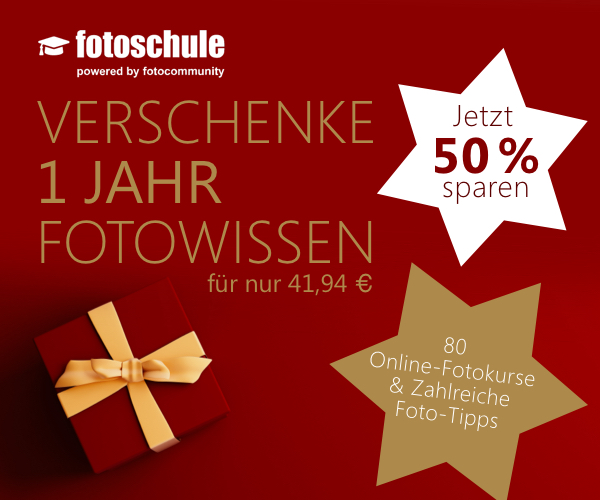 Verschenke 1 Jahr Fotowissen